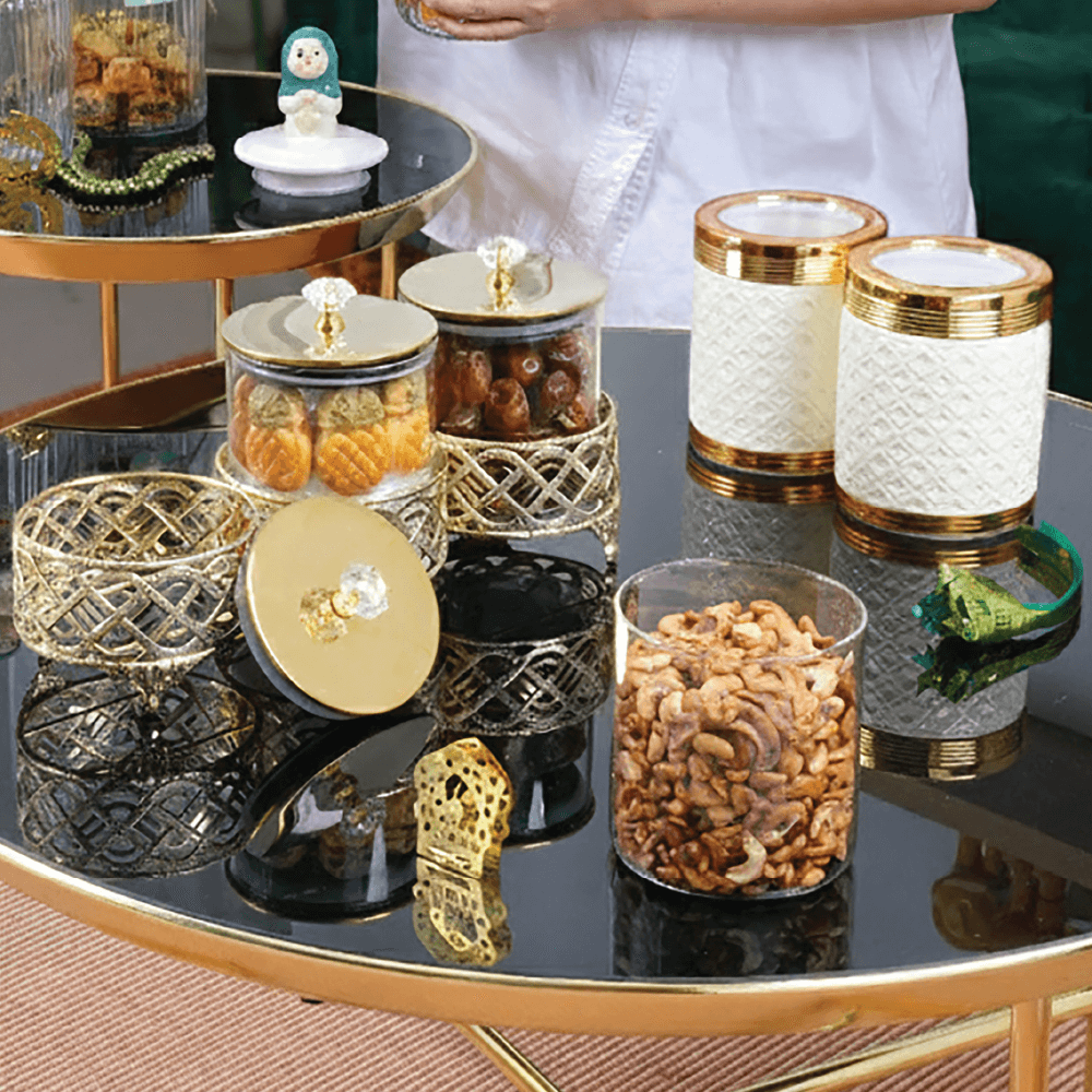 3-PC GLASS JAR Eid